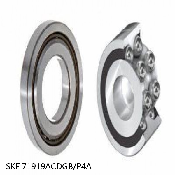 71919ACDGB/P4A SKF Super Precision,Super Precision Bearings,Super Precision Angular Contact,71900 Series,25 Degree Contact Angle