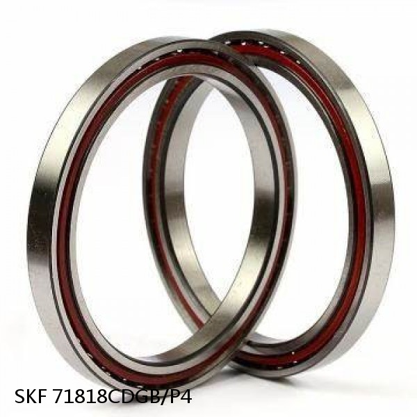 71818CDGB/P4 SKF Super Precision,Super Precision Bearings,Super Precision Angular Contact,71800 Series,15 Degree Contact Angle