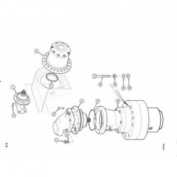 Case LJ018700 Hydraulic Final Drive Motor